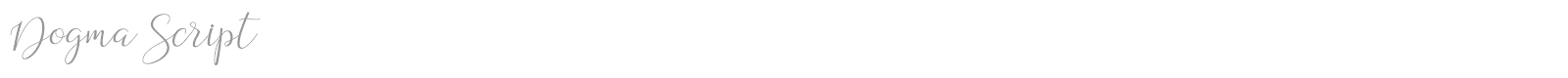 Dogma Script font preview
